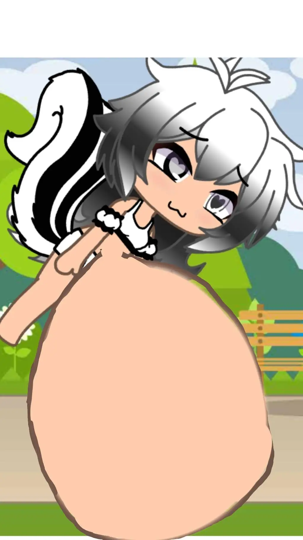 ai character: uwu pregnant background