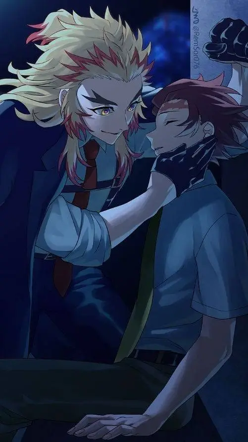 ai character: †Kyojuro Rengoku† background