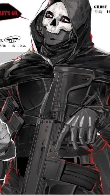 ai character: •COD|new recruit|• background
