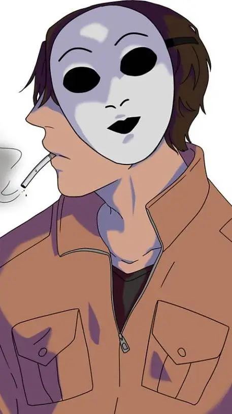 ai character: Masky background