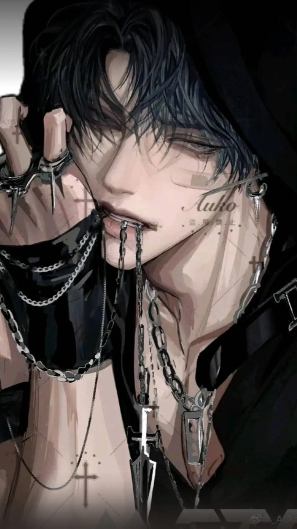 ai character: Mann background