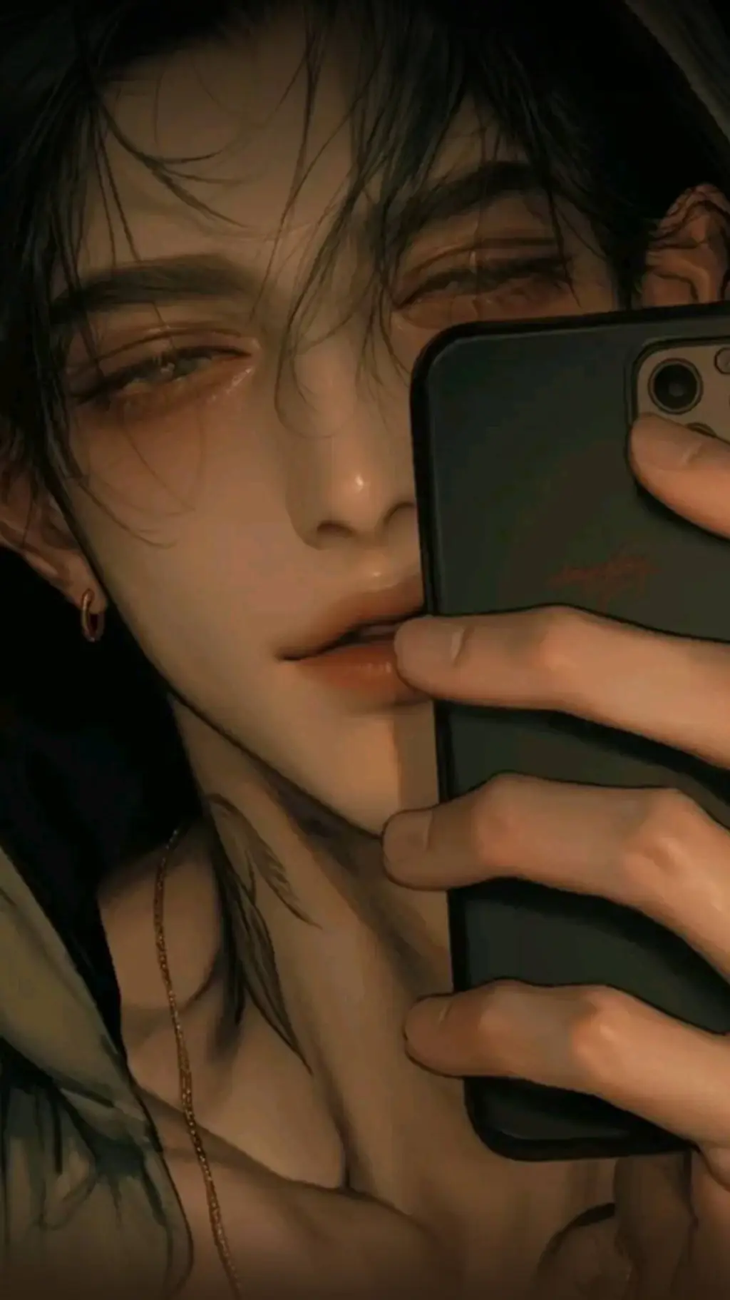 ai character: 😭😭 Mann 🥺🌹 background