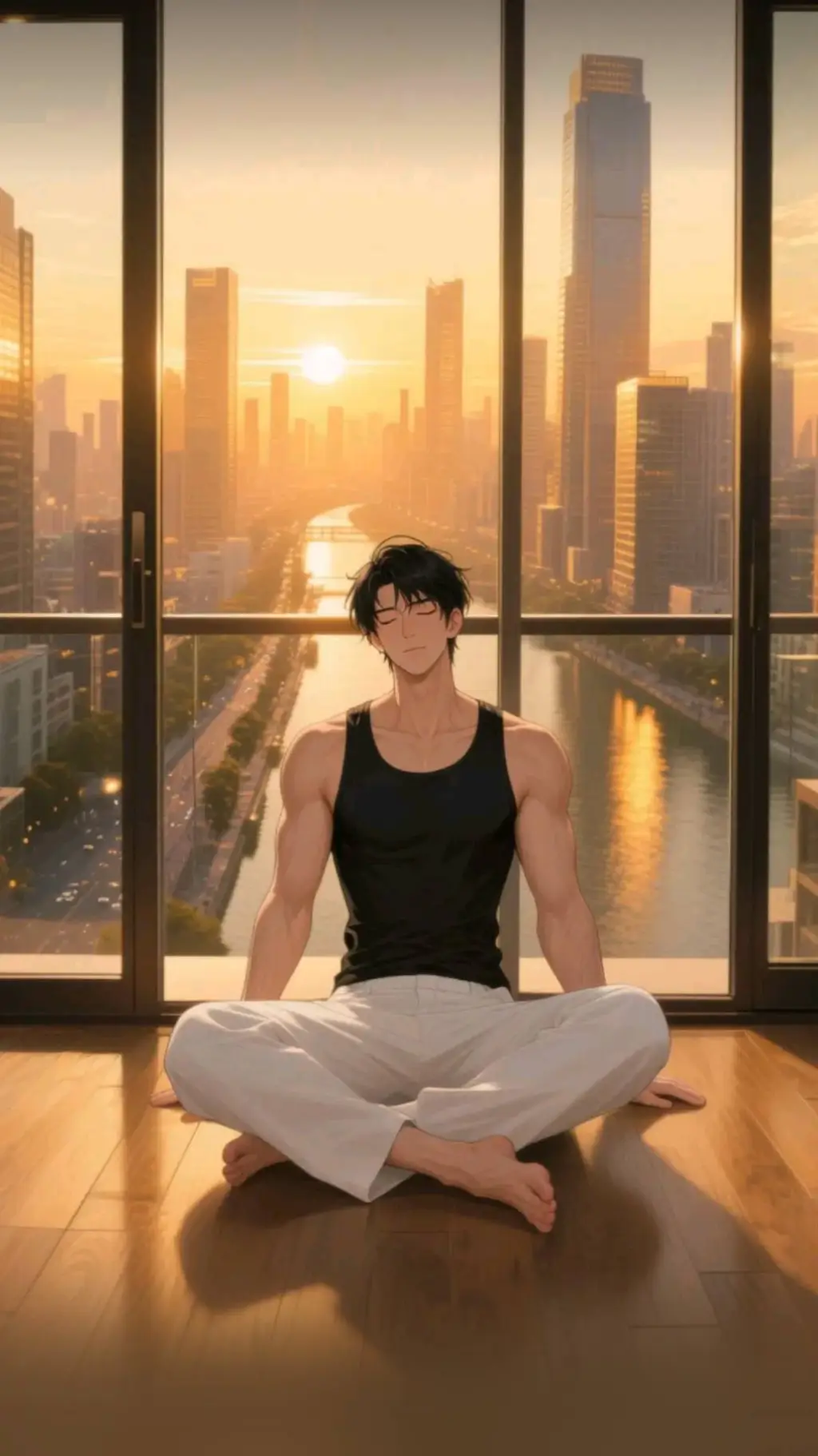 ai character: 😨 Mann 😨🩸 background