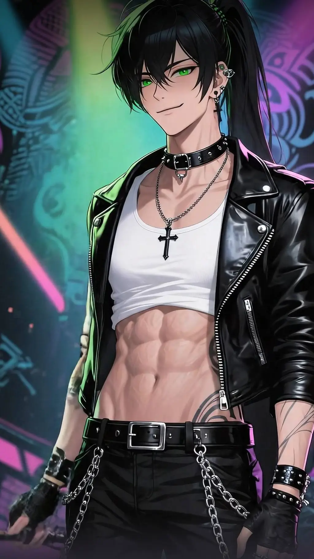 ai character: 👄❤️ Mann ❤️😍 background