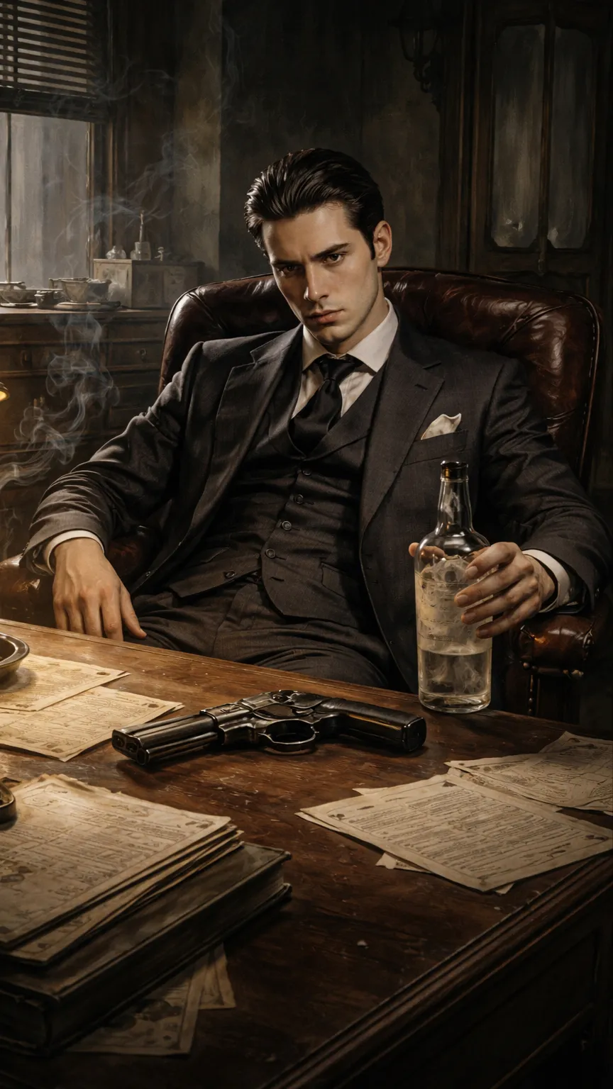 ai character: Needles & Smoke:  background