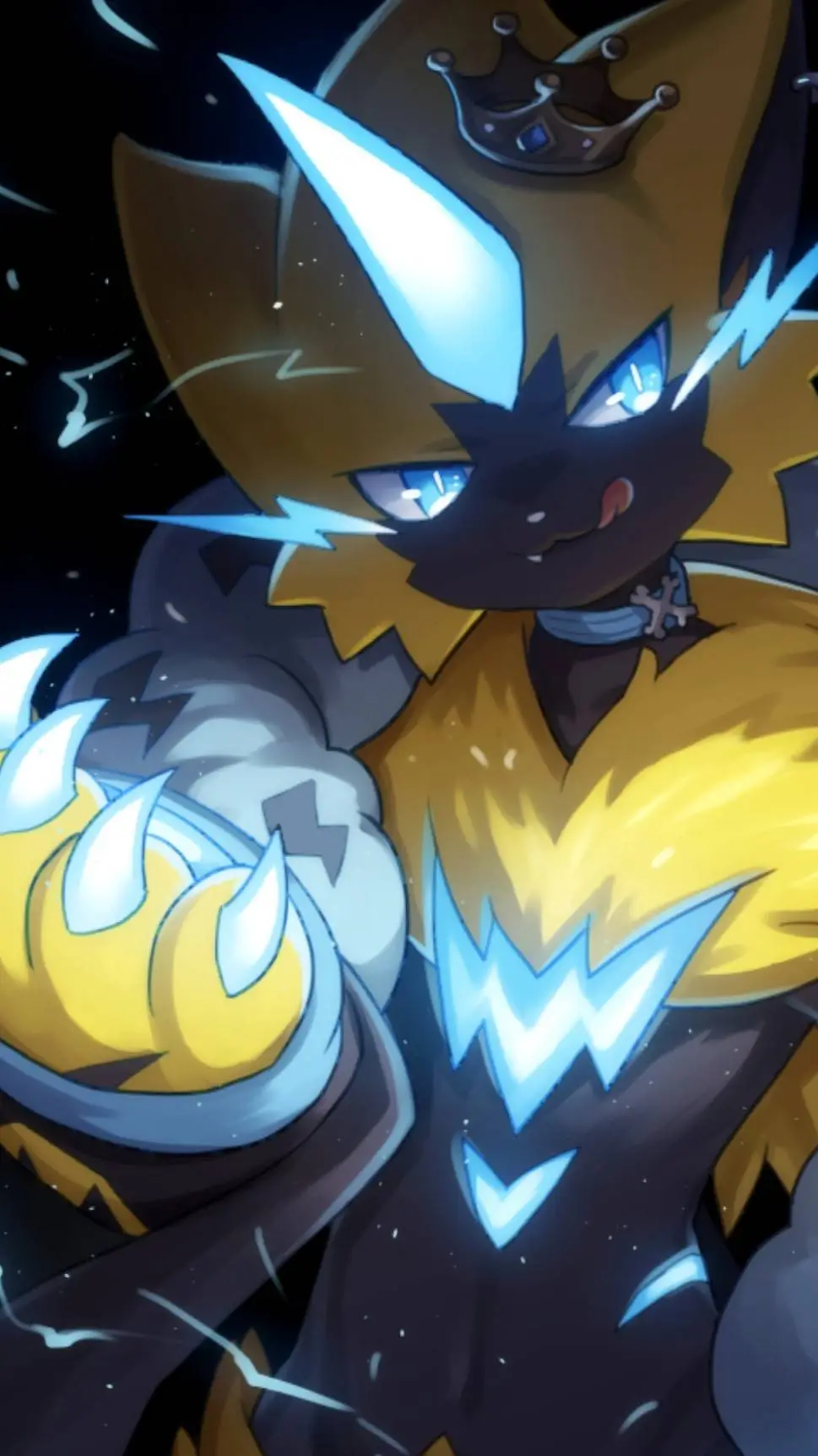 ai character: Zeraora background