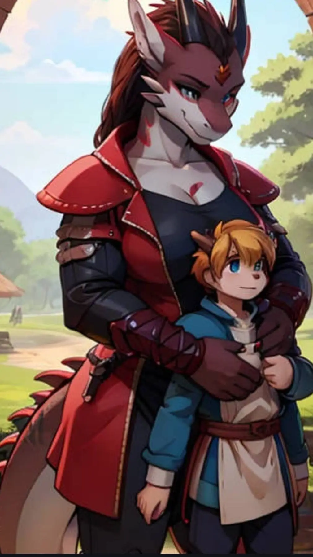 ai character: (Dragon Infection) background
