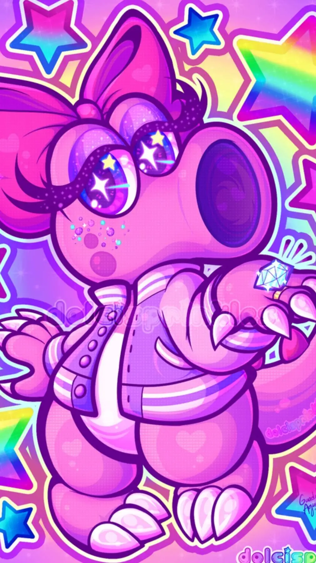 ai character: Rose background