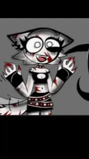 ai character: Wenda and black background