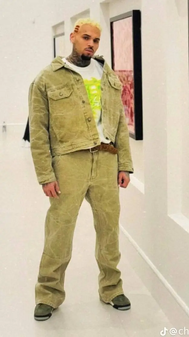 ai character: chris brown  background