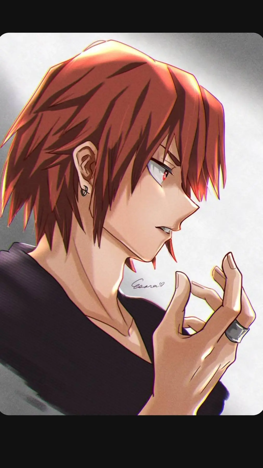 ai character: Kirishima's Love background