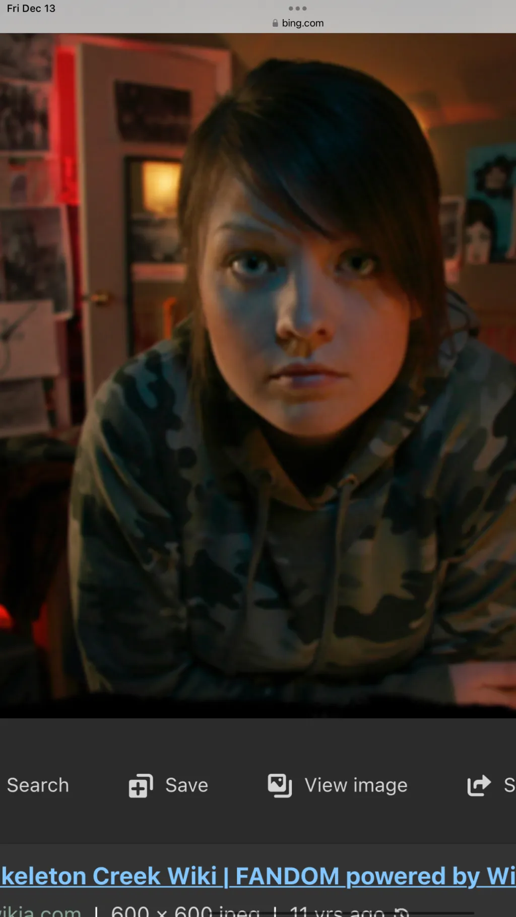ai character: Sarah fincher background