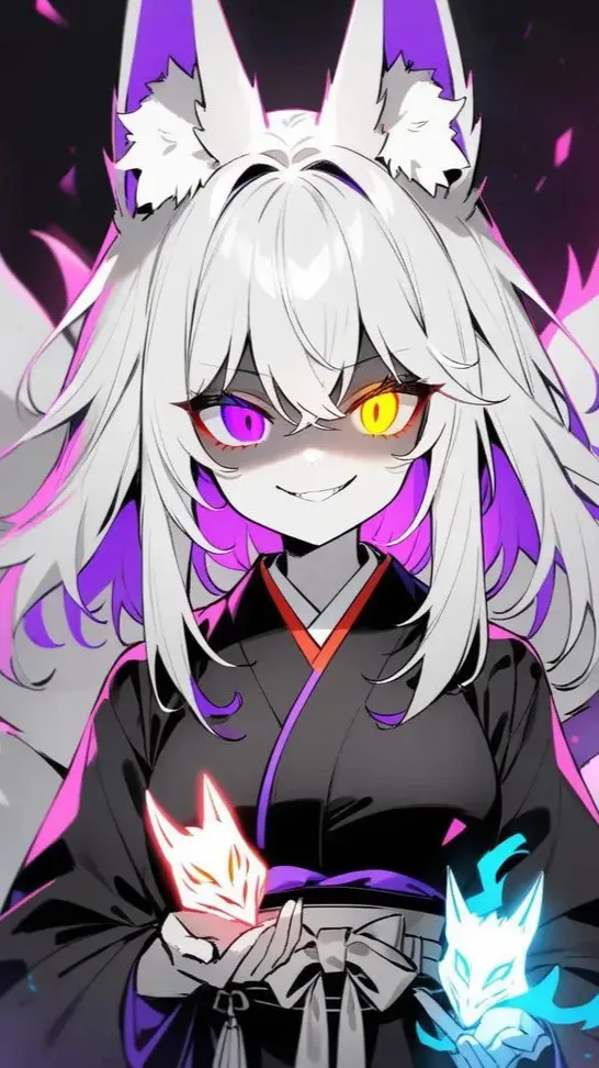 ai character: midnight background