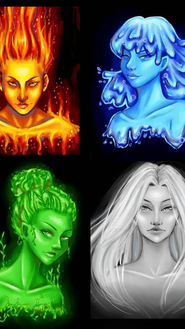 ai character: Elemental  background
