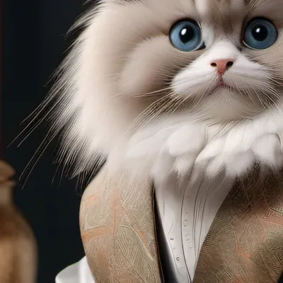 chat with ai character: Chubby cat