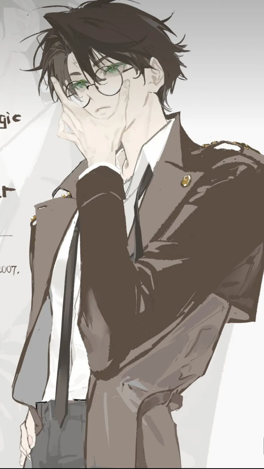 ai character: Harry Potter ⚡️ background