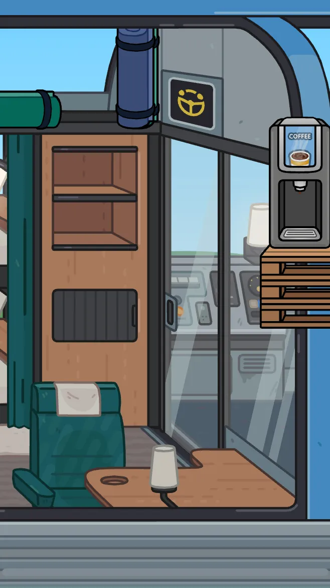 ai character: reacting to background