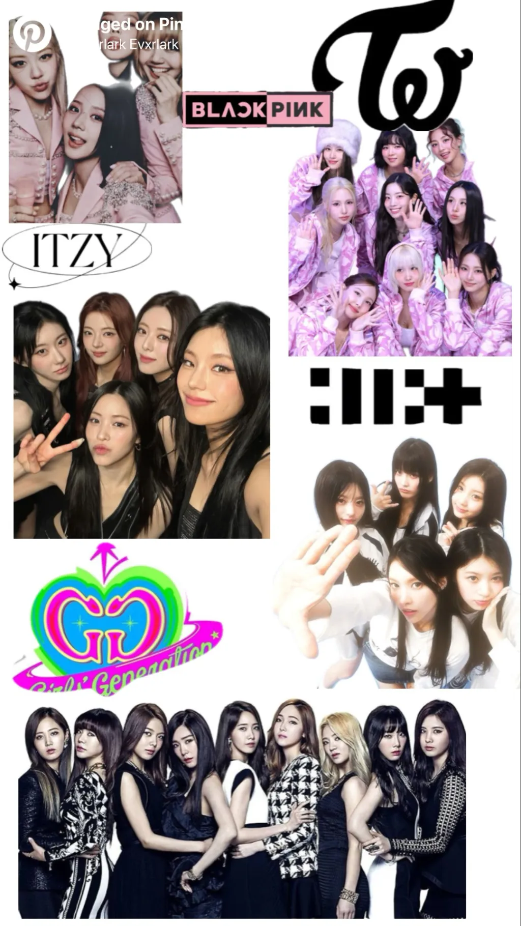 ai character: K-pop girl groups  background