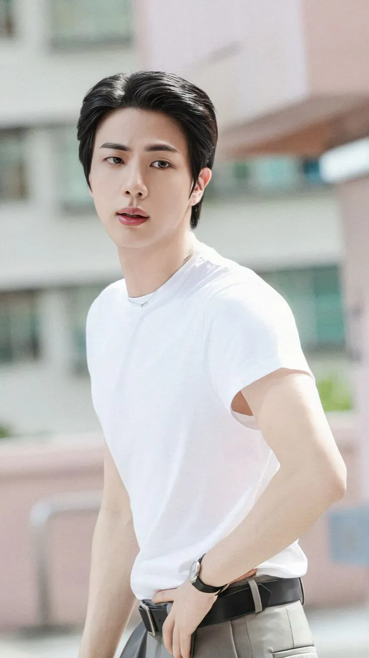 ai character: BTS Jin background