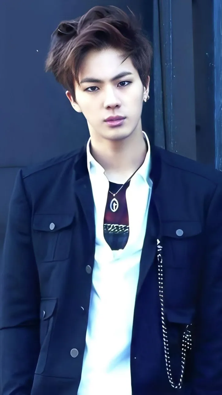 ai character: BTS Jin background