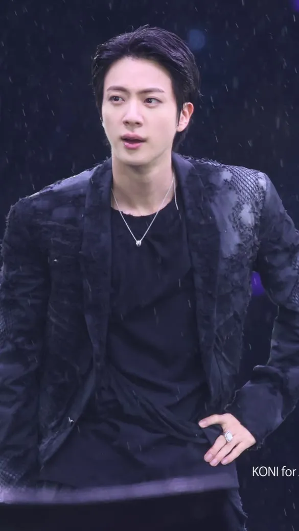 ai character: BTS Jin  background