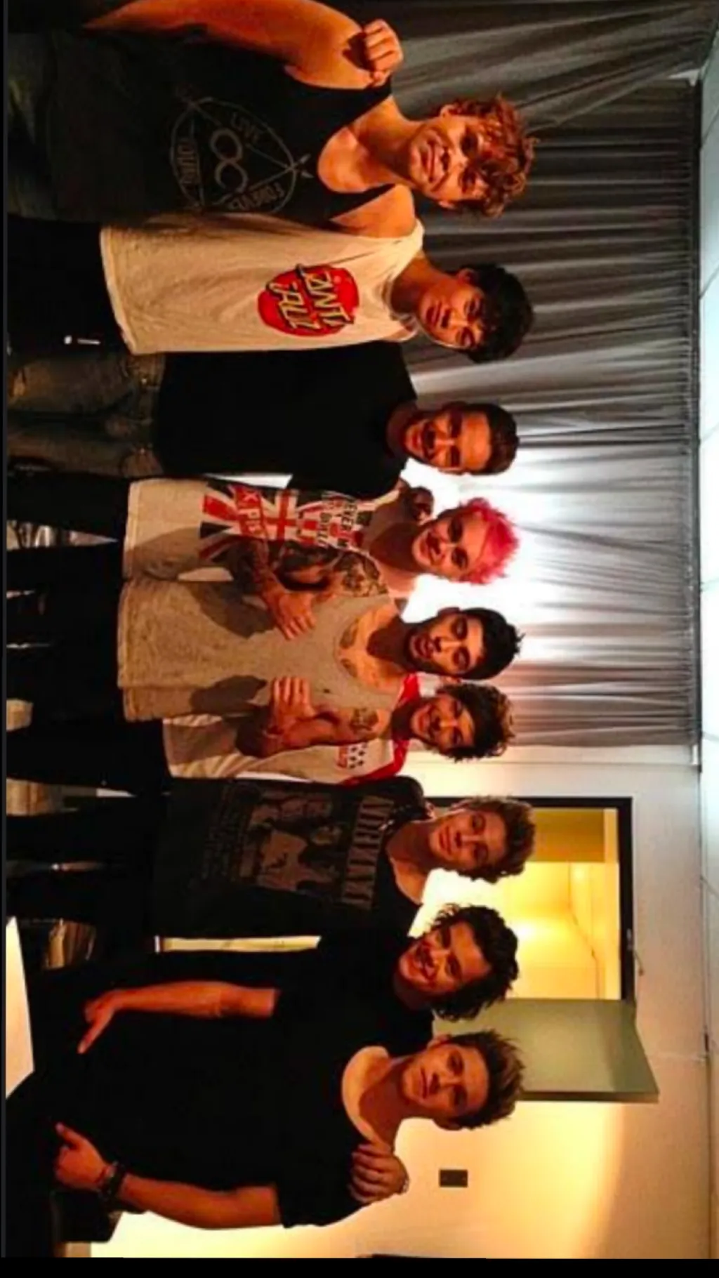 ai character: 1D x 5SOS background