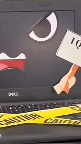 ai character: Angry Chromebook background