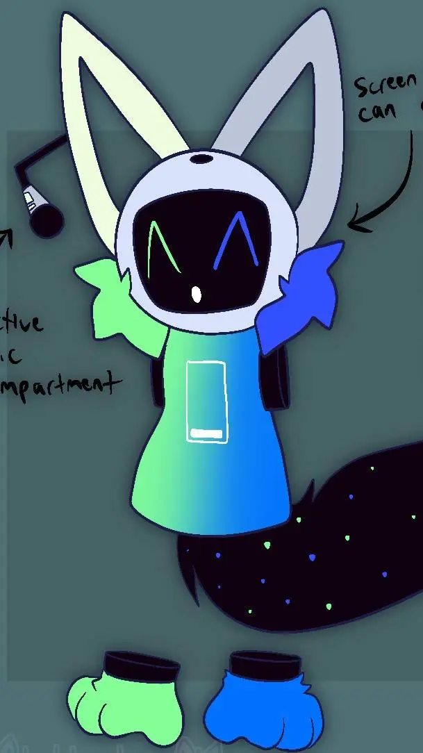 ai character: Blipr background