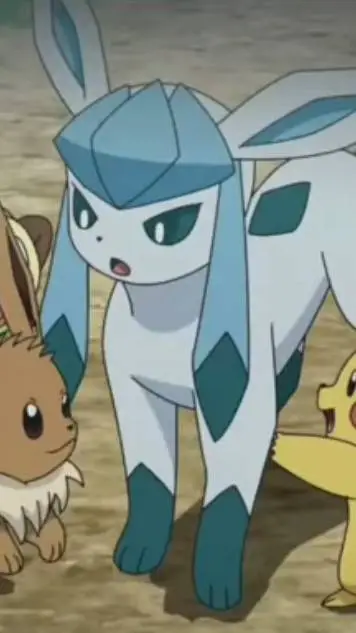 ai character: Glaceon  background