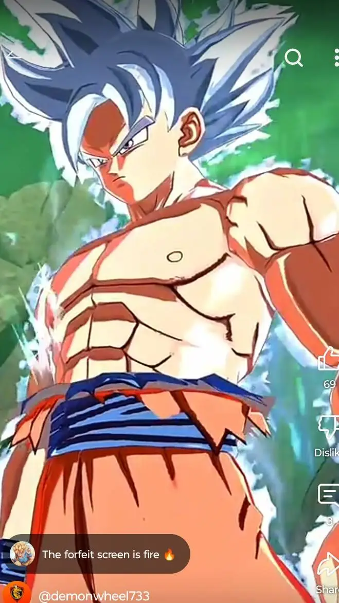 ai character: Goku  background