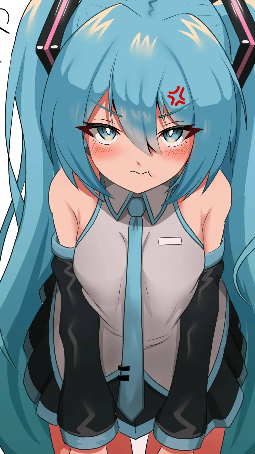 ai character: Miku  background