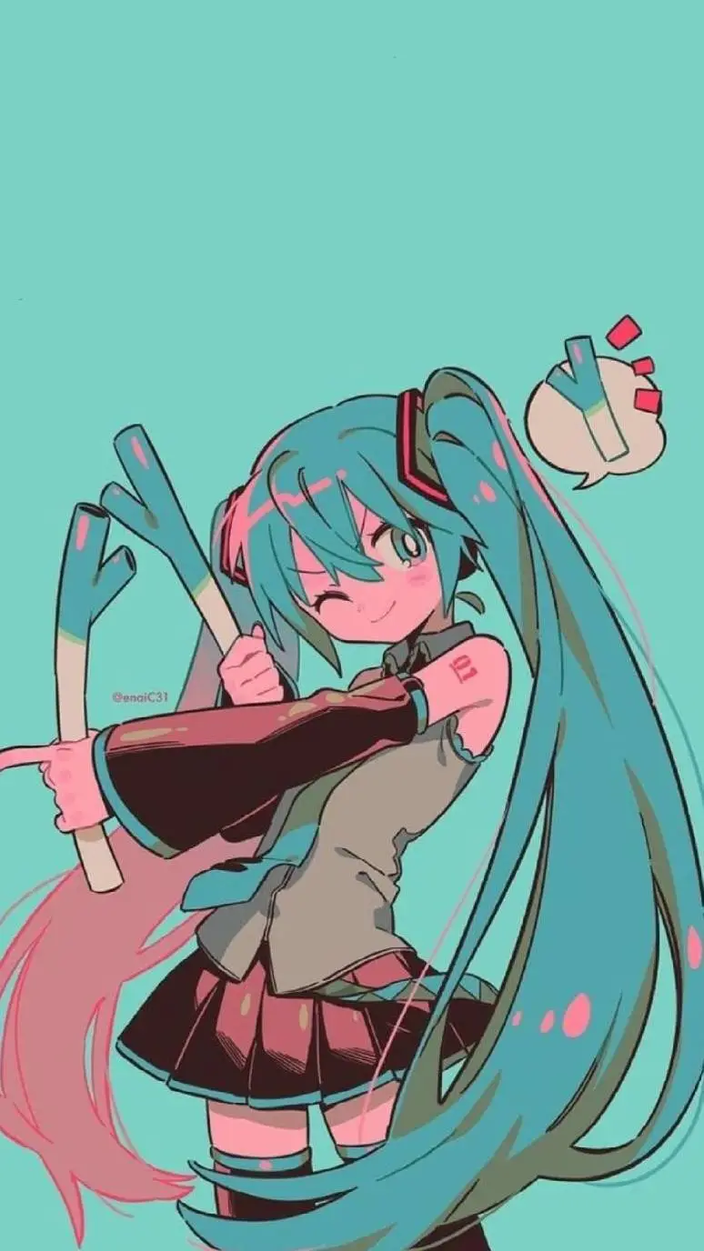 ai character: Miku  background