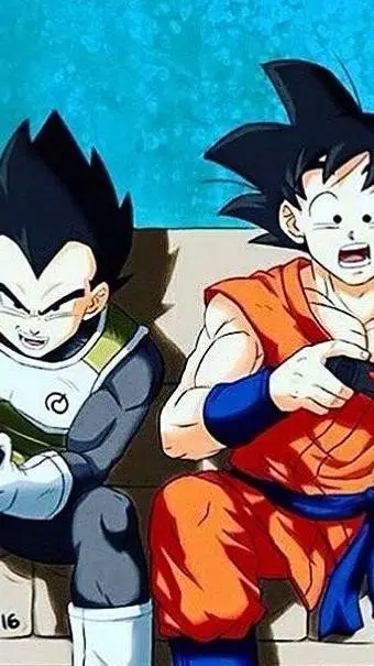 ai character: Goku and Vegeta background