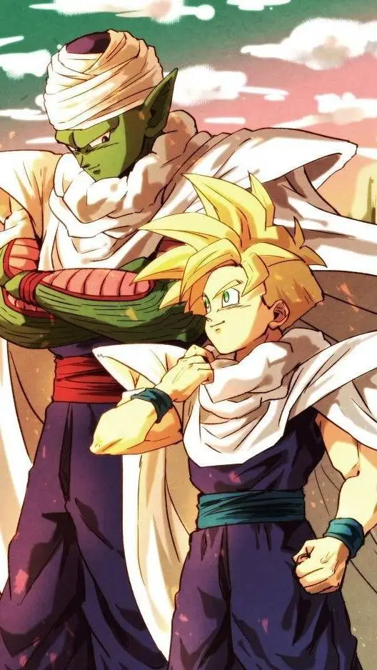 ai character: Gohan and piccolo background