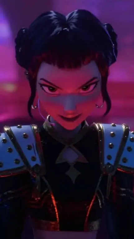 ai character: dmoen Zoey  background