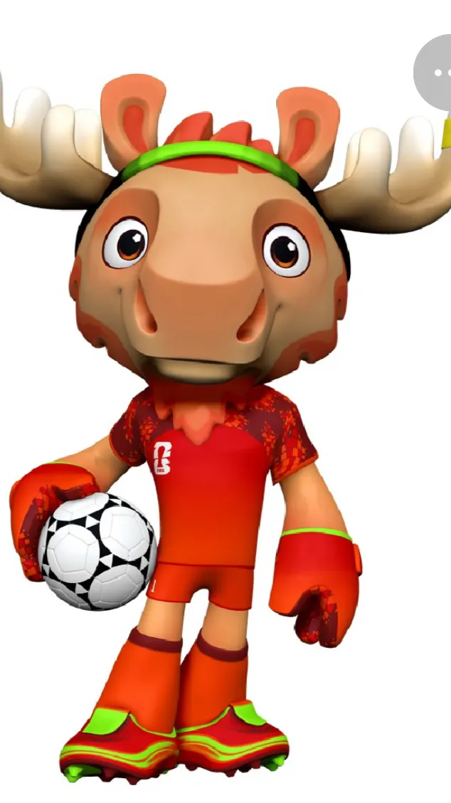 ai character: Maple the moose￼ background