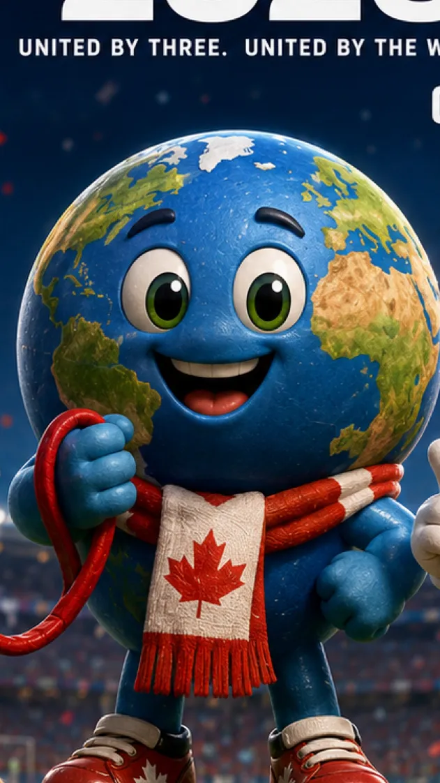 ai character: Globe￼ background