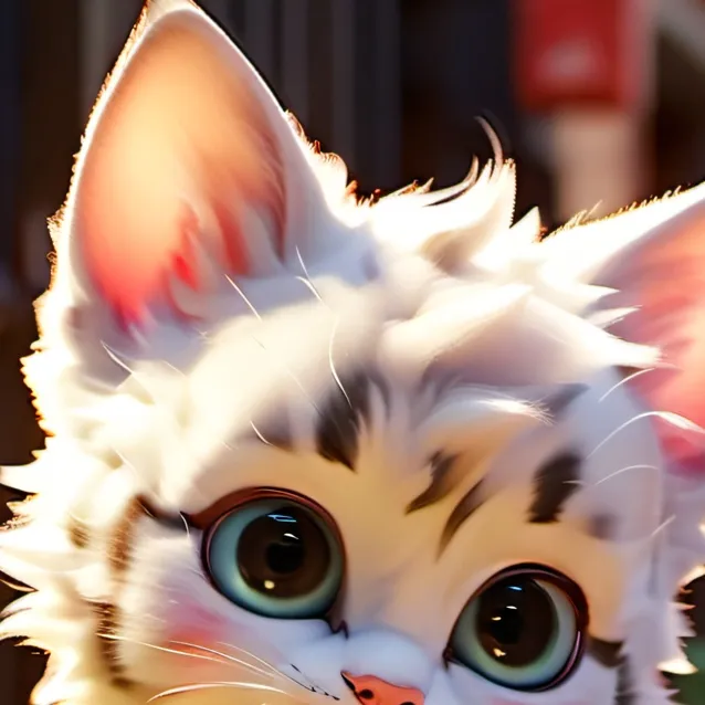 chat with ai character: sad kitten