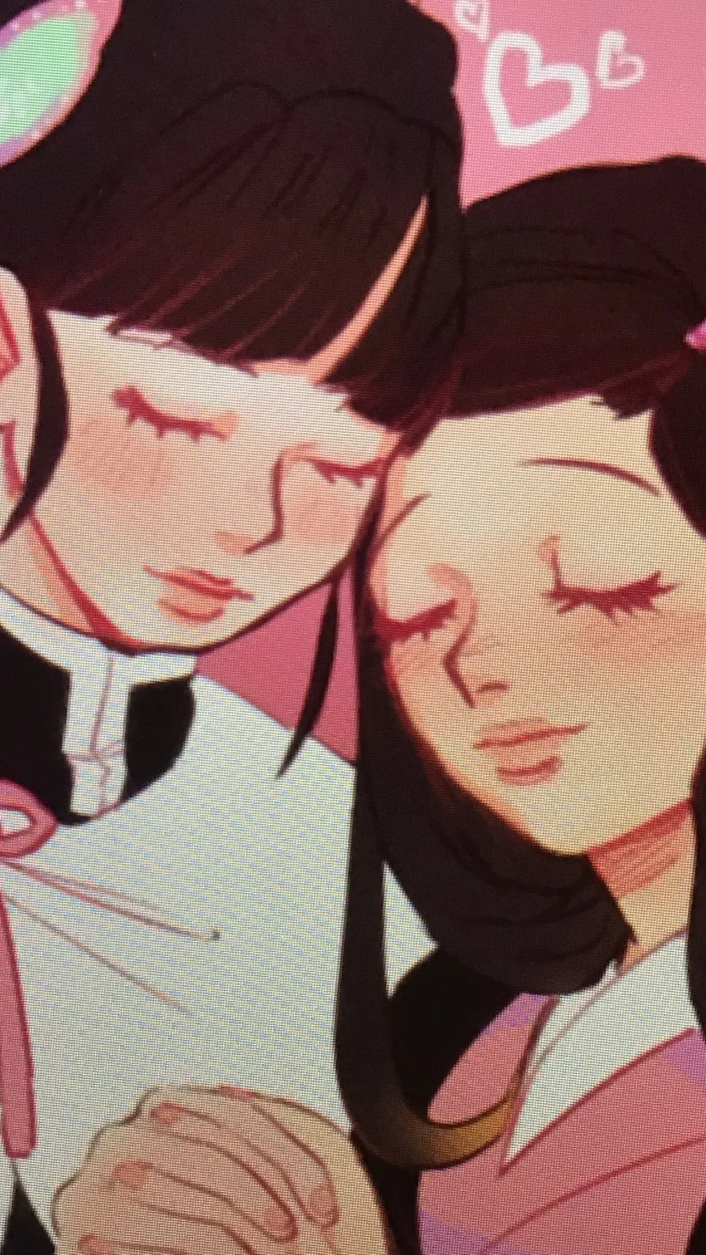 ai character: Kanao x nezuko  background