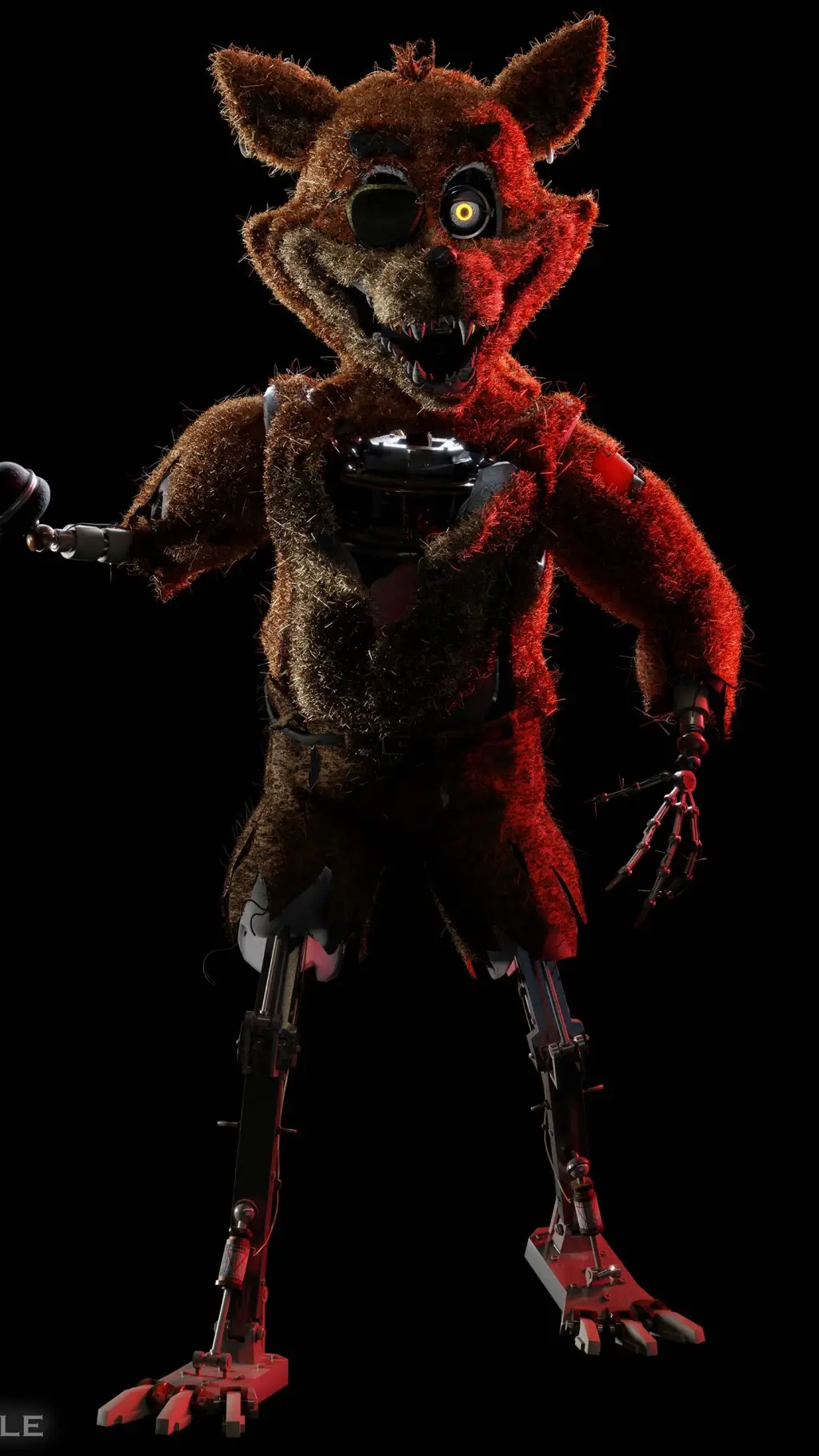 ai character: Foxy the pirate background