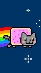 ai character: Nyan cat background