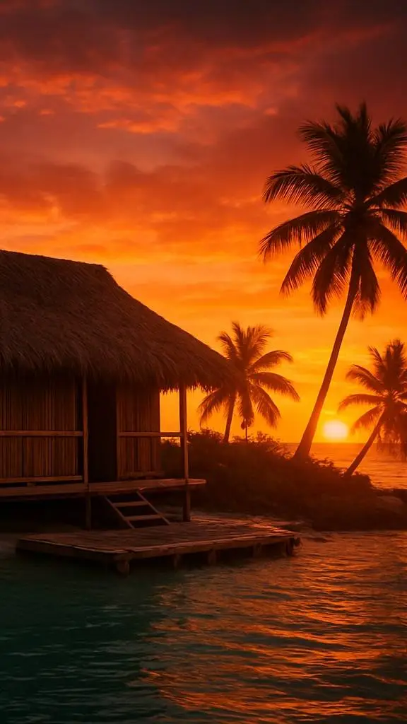 ai character: Island background