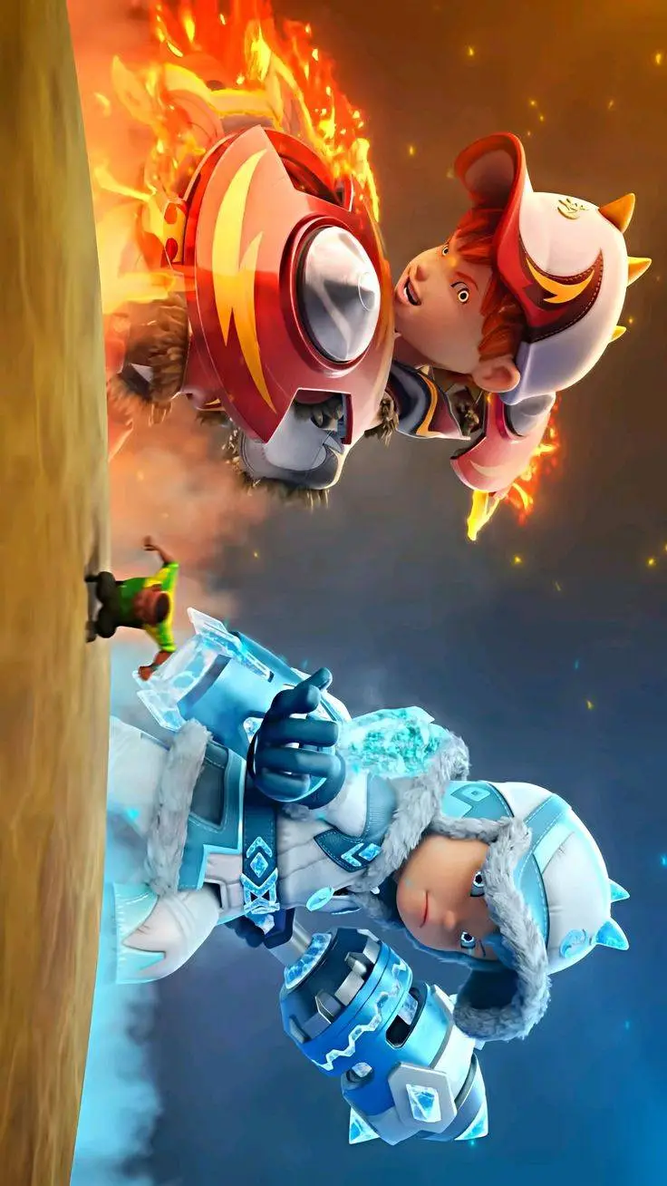 ai character: Nova and Blizzard background