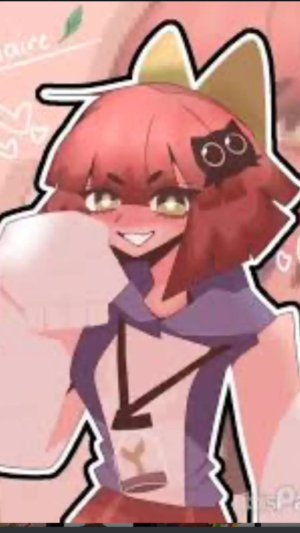 ai character: Cl۞ire background