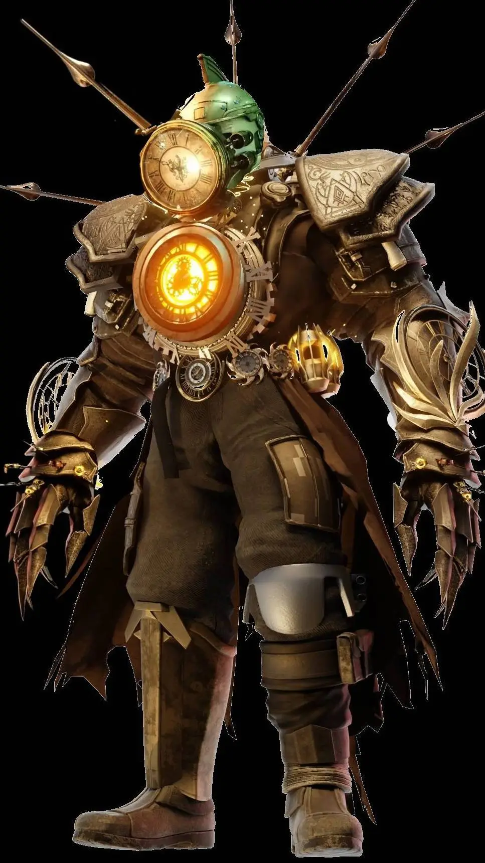 ai character: sinister clockman background