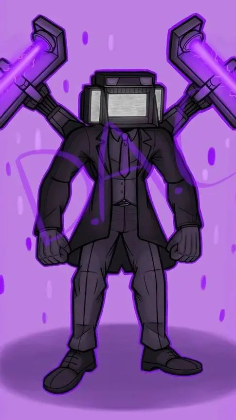 ai character: polycephaly tv man background