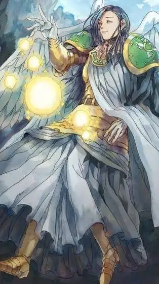 ai character: ludociel of flash background