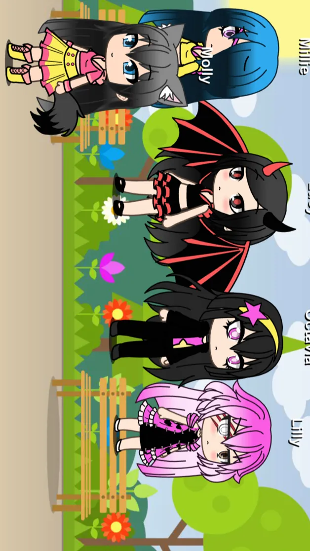 ai character: My Gacha background
