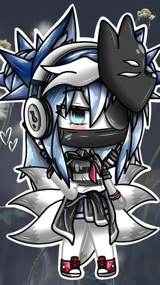 ai character: Vox owns Alastor background