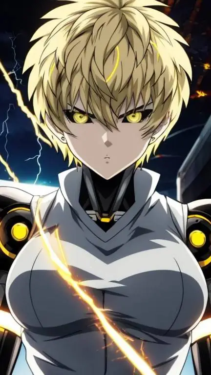 ai character:  genos (F) background